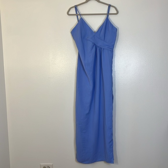 New NBD Revolve Saanvi Perwinkle maxi dress Women’s size XL Stretch beach summer - Picture 3 of 9